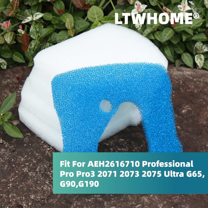 LTWHOME Replacement Coarse and Fine Filter Pads Fit for Pro 3 250, 250T, 350, 350T, 600/ Ultra G Pro 3 Filter 2071,2073,2075 and Pro 3e 350/2074 (Pack of 15pcs,3 Sets) - Image 2